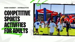 ⛳⚾ Competitive Sports Activities for Adults at Company Picnics & Team Building Events  for Employees