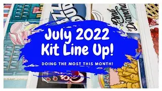 July 2022 Planner Kit Line Up | Pink Diamond Planner Co & Scribble Prints Co | Extra AF this Month!