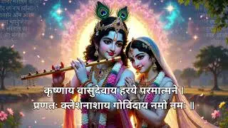 Krishnaya Vasudevaya Haraye Paramatmane | Powerful Krishna Mantra | Peace & Bhakti |The Bhakti House