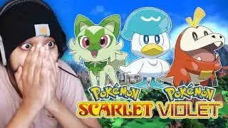 GEN 9 IS HERE! NEW STARTER POKEMON! Pokemon Scarlet & Pokemon Violet TRAILER LIVE REACTION!