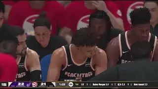 Game 3 vs the hawks in the nba finals