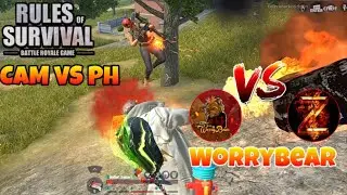 ROS(WorryBear Vs ZANS GAMING) l Rules Of Survival Gameplay Sniper&Shotgun | Ep20