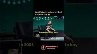 Mark Zuckerberg Got Fired From Facebook 🤵🤑🔥 #markzuckerberg #money #usa #interview #podcast #shorts