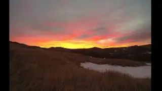 GoPro Time Lapse Sunrise From Saddle Butte Ranch