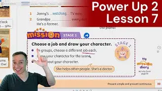 Learn Jobs and Occupations in English | Power Up 2 Unit 3 Lesson 1: Party Time with Teacher AJ