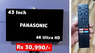 Panasonic TV (43 Inch 4K Ultra HD Smart LED Google TV)