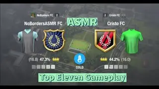 ASMR- League Cup Drama (Top Eleven Gameplay)