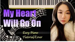My Heart Will Go On Titanic Very Easy Slow Short PIANO Tutorial