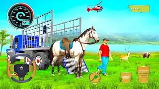 RealAnimal Transport Simulator Gameplay With Heavy Truck Driving, | Android Village Animal Gameplay