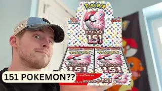 EXPLORING the Legendary 151 POKEMON: Japanese Set Unboxing & Review