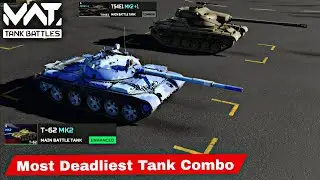 T-62 MK2 & T54E1 MK2 Full Combo🔥in Action - MWT:TANK BATTLES