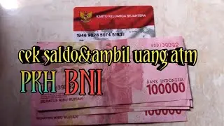 CARA CEK SALDO&AMBIL UANG PKH BNI