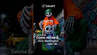 C&oacute;mo recre&eacute; a Jack Skellington con Lovart #Lovart #LovartAI #CreateWithLovart #ia #ai