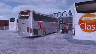 &Ouml;z Bayburt | Mercedes Travego 16 SHD Edition | Bayburt - Erzurum | ETS 2 TR MAP 1.4.3 Winter