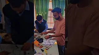 Touch circuit experiment. The Kalam innovation center KIC #innovation #experiment #bnaik #naikqayoom