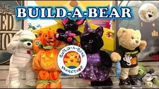 PUMPKIN BUILD A BEAR Shopping at BuildaBear Workshop Store 2016 Halloween Costumes Candy Ghosts