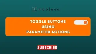 #Tableau Toggle button using parameter actions in Tableau | Parameter actions in Tableau