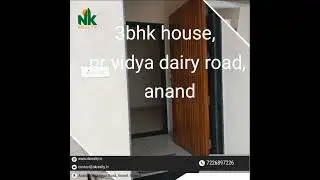 3bhk house available for sell at Vidya dairy Road, Anand