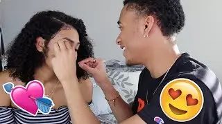 My Crush Does My MakeUp 😍  *HILARIOUS* 😂