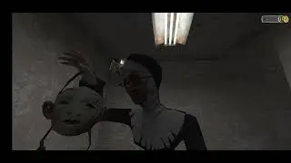 Evil nun throw player in laundry room game over scene