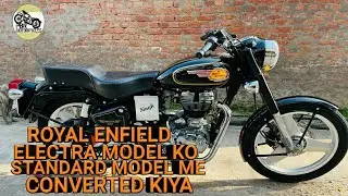 Royal Enfield Electra Model Converted Into Standard Bullet | PBR Motorcycles