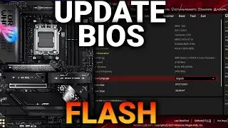 How to  Update the BIOS - Flash the BIOS Safely in 5 minutes!🔥