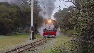Dual Steam Locomotive Operations At Bennett Brook - Father's Day 2025