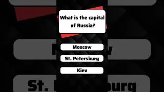 US Quiz | Capital of Russia #usa #mindbendingquiz #shorts #shortsquiz#gkquiz #trivia #triviaquiz