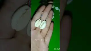 Cowrie she'll earrings| Kodi earrings #shortsfeed #viralvideo #diyearrings #handmade #youtubeshorts