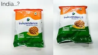 Печенье с маслом Independence из Индии впервые #еда #гурман