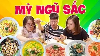 HÔM NAY ĂN GÌ - CỰC LẠ VỚI MỲ NGŨ SẮC LẦN ĐẦU BIẾT TỚI !