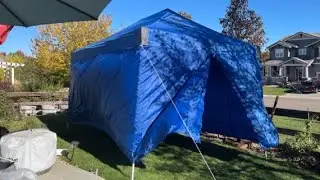 OUTDOOR WIND Pop Up Canopy Tent Commercial 10'x10' Enclosed Instant Canopy Tent Review