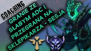 Thresh supp bot diament 4 jak grać ze słabym adc- fragmenty z sesji [Coaching]
