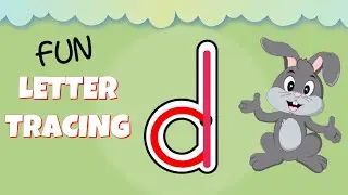 How to Write the Lowercase Letter d - Lowercase Alphabet for Kids
