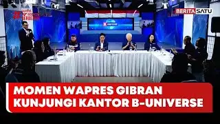 Momen Wapres Gibran Kunjungi Kantor B-Universe #Beritasatu