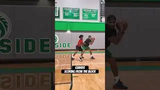TEACHING Guards to Score From the Block 🏀🏀🏀 #Basketball #PostUp #Bigs #Fyp #BallisLife