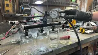 How to test Decapped injectors on a homemade flow bench