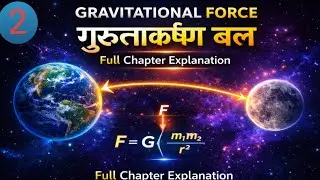 गुरुत्वाकर्षण बल का नियम Gravitational Force law