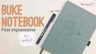 QUICK REVIEW | Buke Notebook | 160gsm dotted notebook