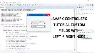JavaFX ControlsFX tutorial TextFields #5 Custom TextFields (with Left and Right node)