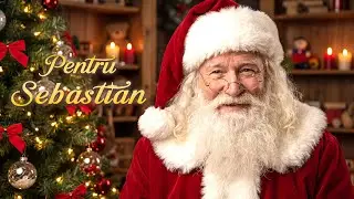 Mesaj de la Moș Crăciun 🎅 pentru Sebastian: Un Băiat cu Suflet Nobil 👑