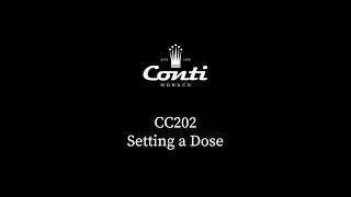 Conti CC202- Setting a coffee dose