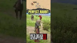 RDR2: Идеальная 3-звездочная охота на кролика | #gaming #reddeadredemption2 #rdr2 #gamingshorts