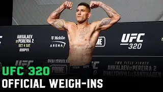 UFC 320: OFFICIAL WEIGH-INS