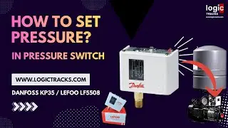 how to set pressure in pressure pump and pressure switch | Danfoss kp35 pressure switch setting