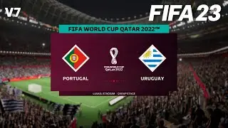 PORTUGAL vs. URUGUAY | FIFA WORLD CUP 2022 GROUP STAGE | FIFA 23 (FULL GAMEPLAY)