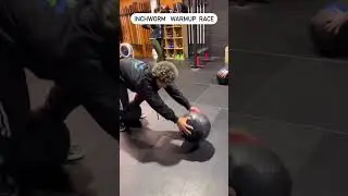 CrossFit Inchworm Race Warm Up 🪱🔥 | Full Body Fun #crossfit #warmup #shorts