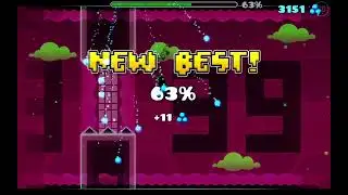 Hard и Harder уровни в Geometry dash! Челендж сложные уровни!
