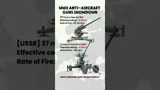 🎯 Flak 36 vs 37mm M1939 &ndash; WWII AA Guns Compared