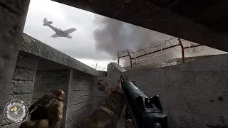 WW2 Call of Duty 2 USA Army 7 June 1944 Point du Hoc Normandy Counter German Attack VeteranDifficult